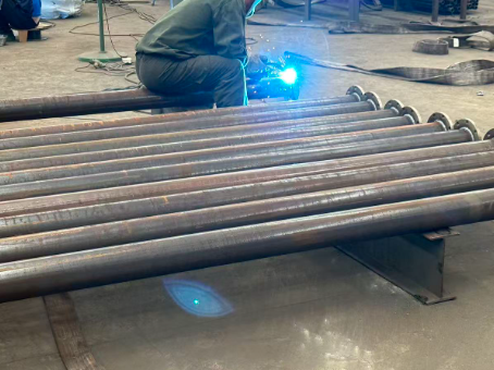 海北20#无缝注浆管加工108*6钢花管棚管